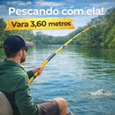 Kit 3 Varas Telescópicas 3,60m de Carbono