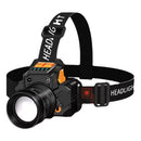 Lanterna de Cabeça LED Recarregável com Sensor