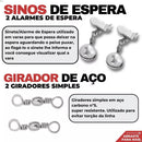 Super Kit 3 Varas + 3 Molinetes com Caixa Completa de Brinde